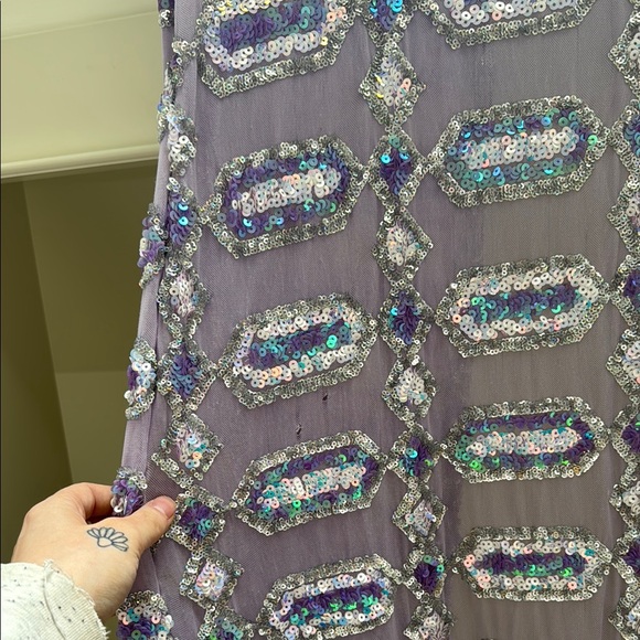 Disco Lemonade / Lux Muse full length sequin duster - Picture 5 of 7